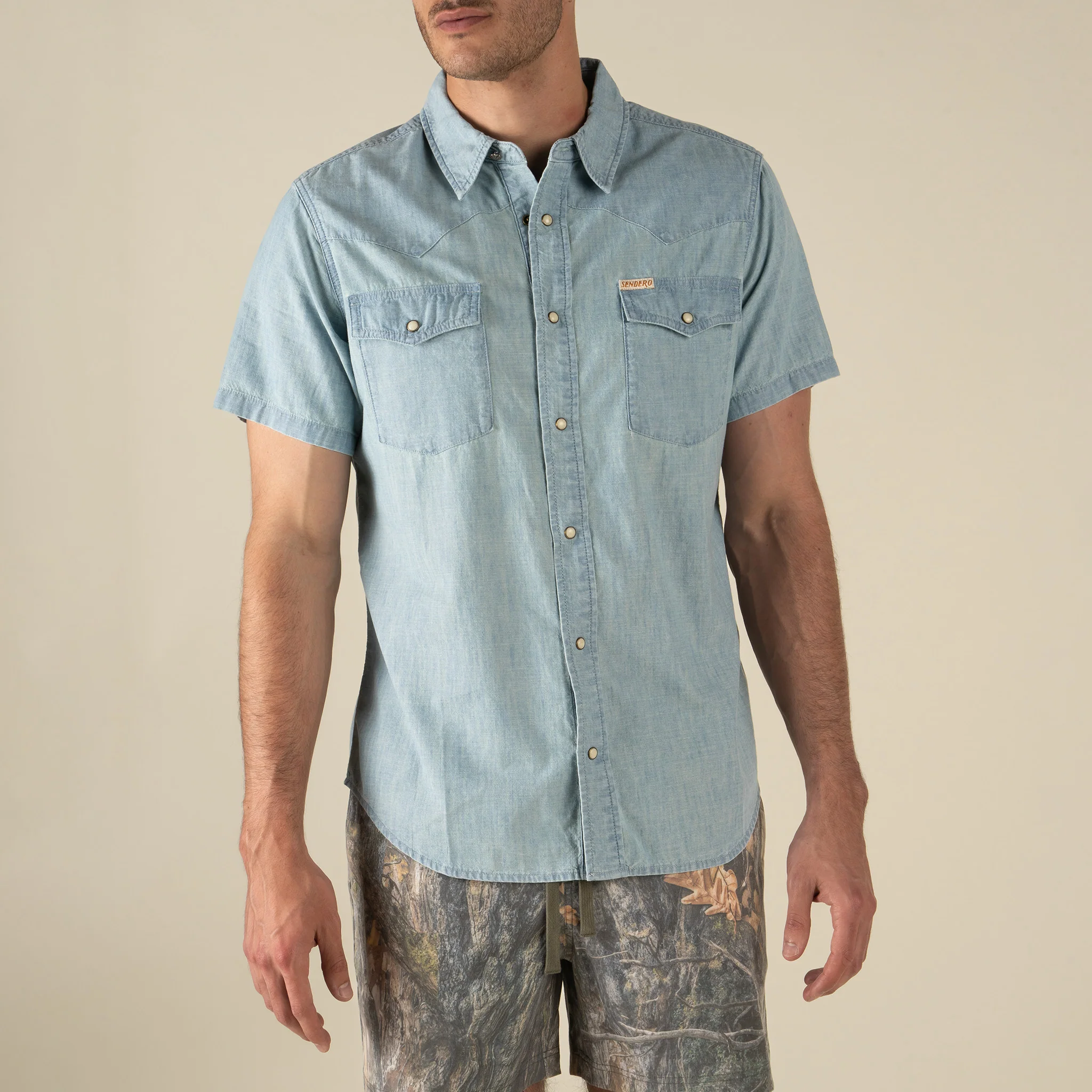 The Wyatt Pearl Snap Short Sleeve Solid Shirt - Image 12
