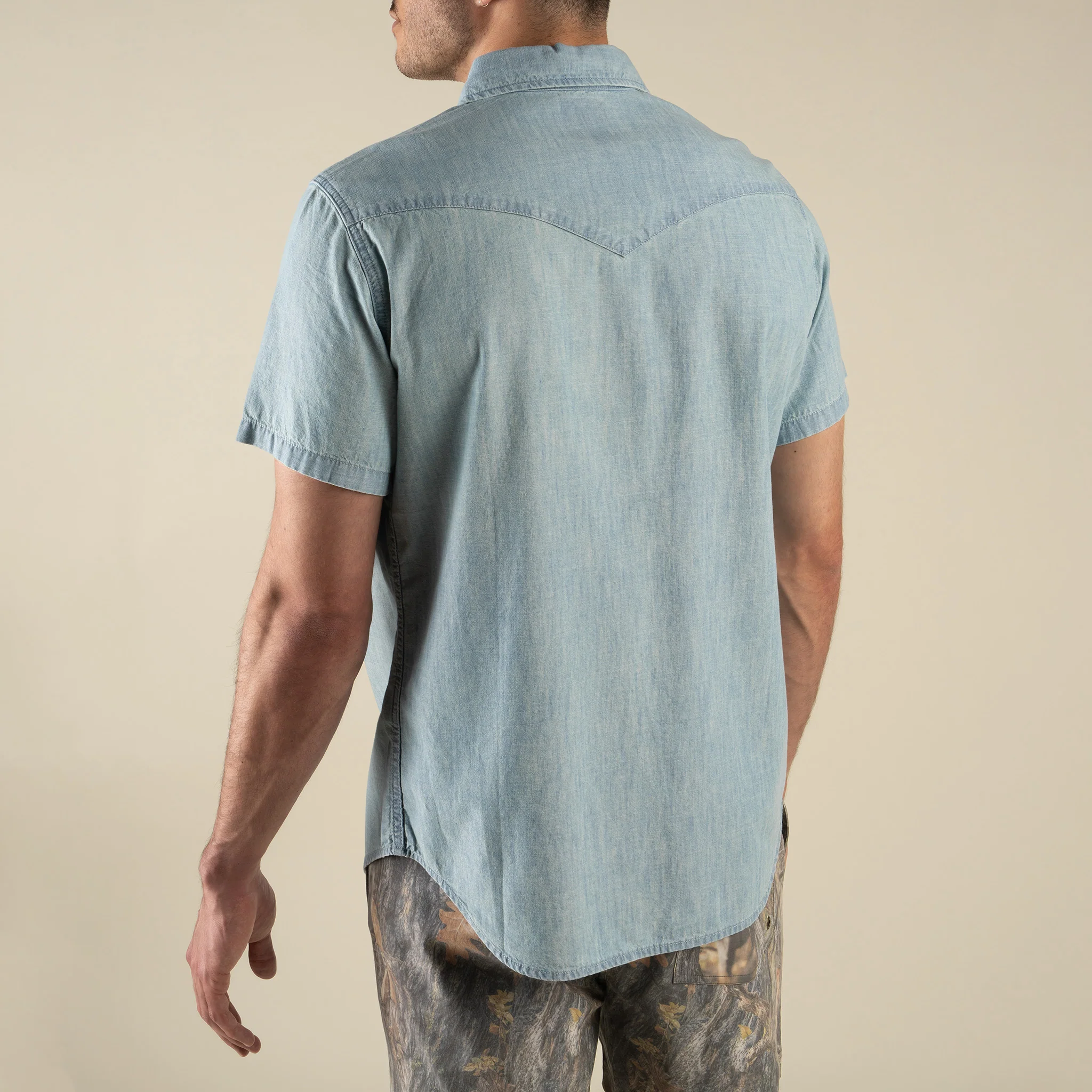 The Wyatt Pearl Snap Short Sleeve Solid Shirt - Image 13
