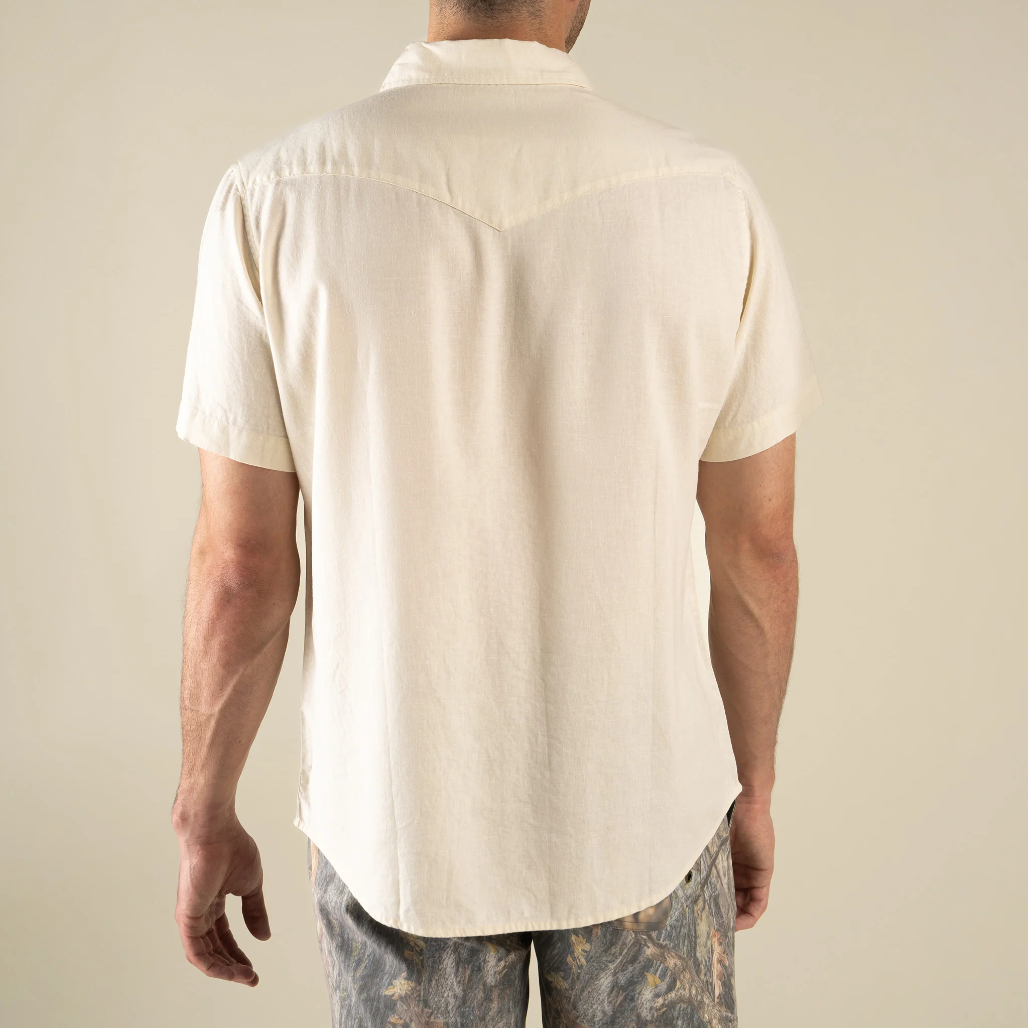 The Wyatt Pearl Snap Short Sleeve Solid Shirt - Image 4