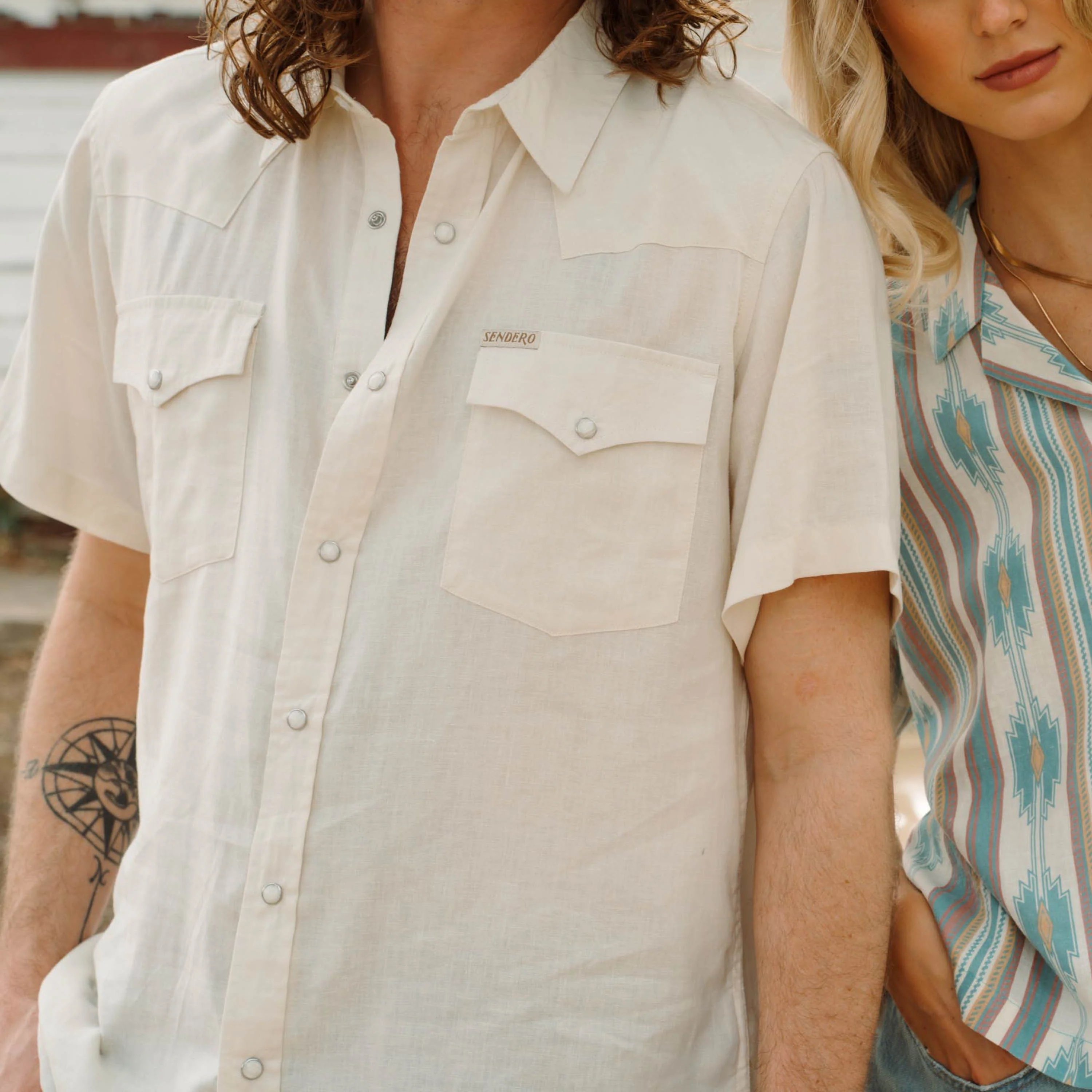 The Wyatt Pearl Snap Short Sleeve Solid Shirt - Image 6