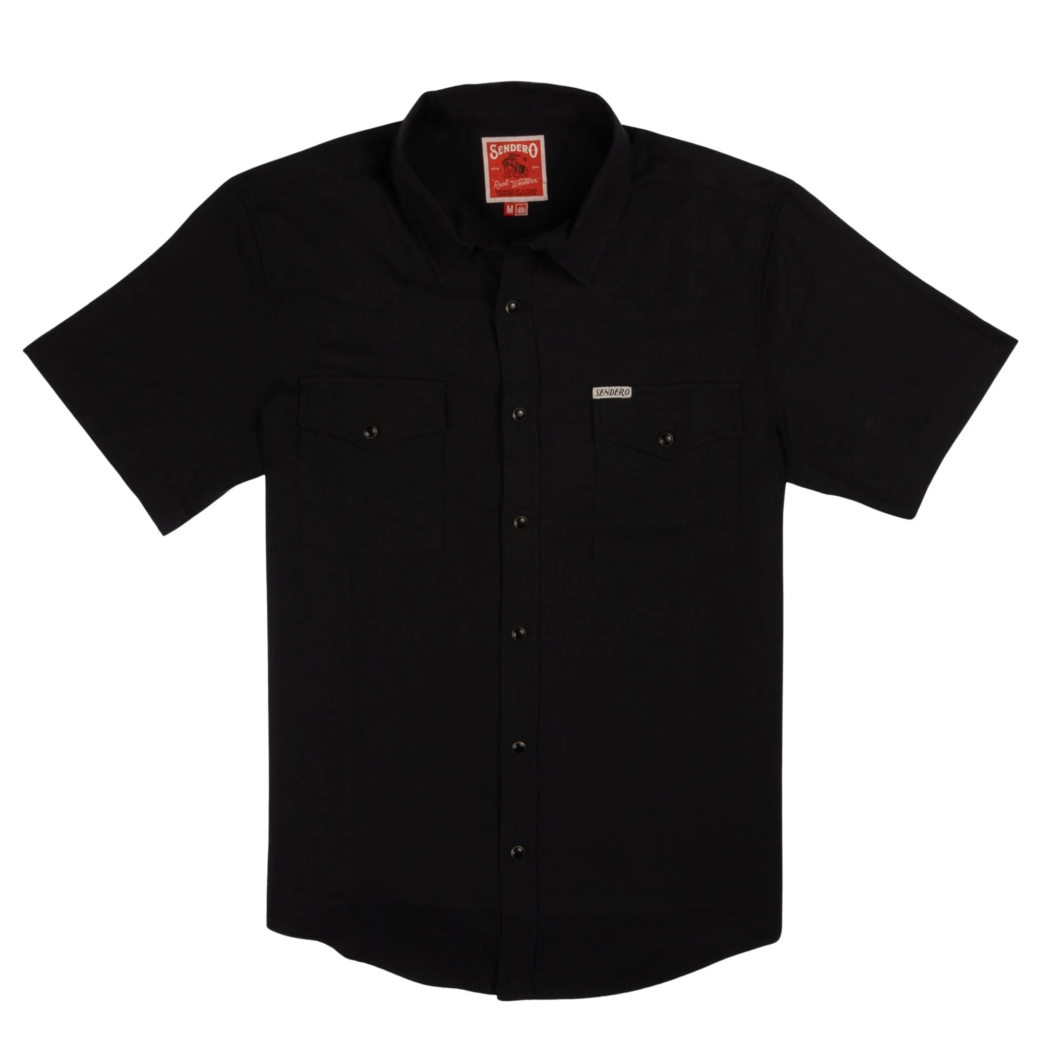 The Wyatt Pearl Snap Short Sleeve Solid Shirt - Image 7