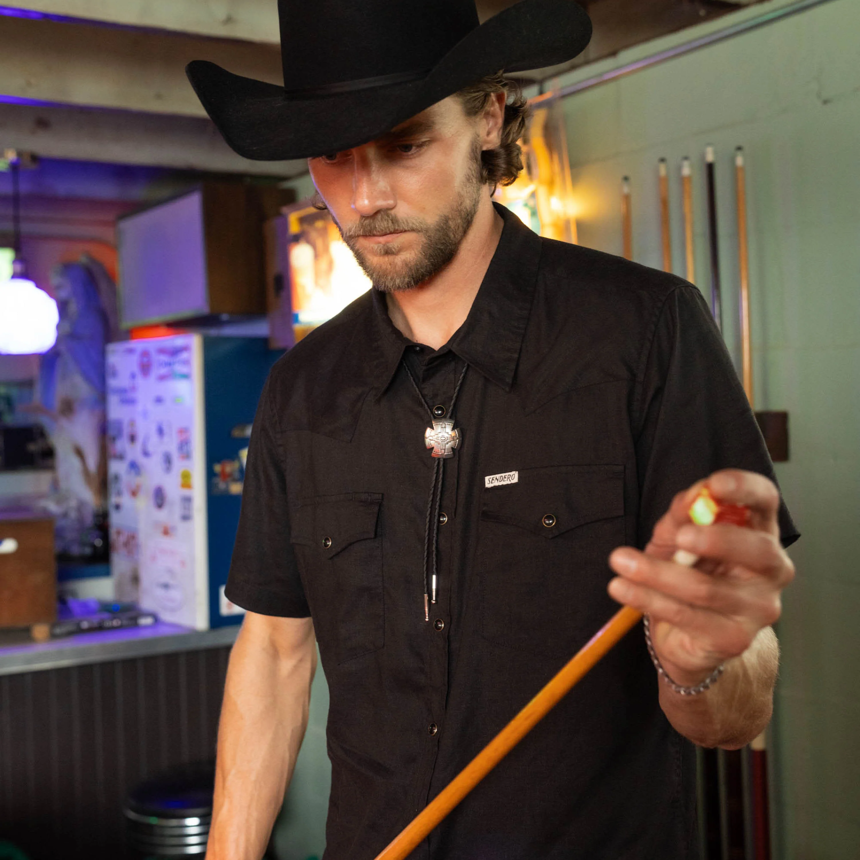 The Wyatt Pearl Snap Short Sleeve Solid Shirt - Image 8