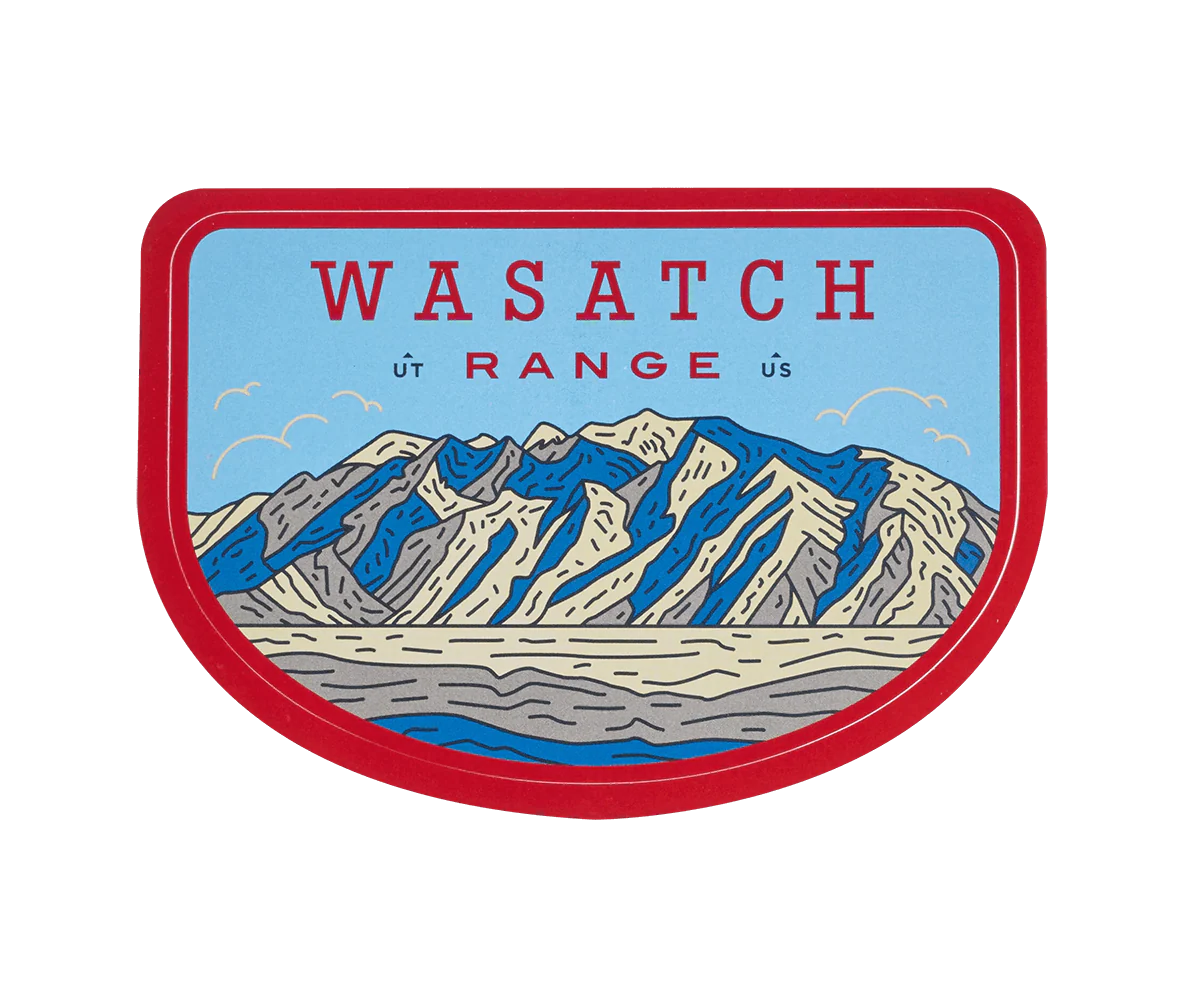 Wasatch Range Sticker