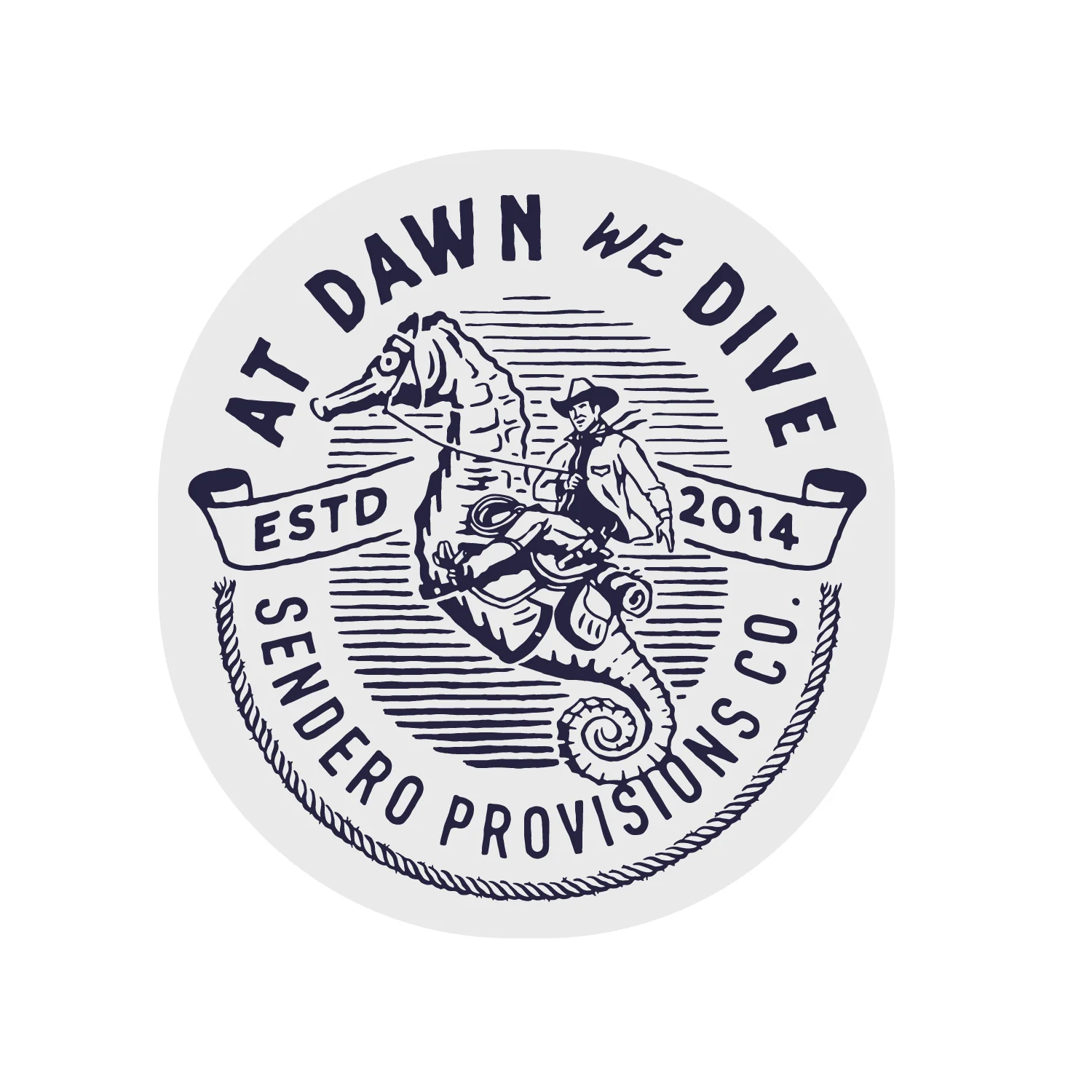 We Dive Sticker