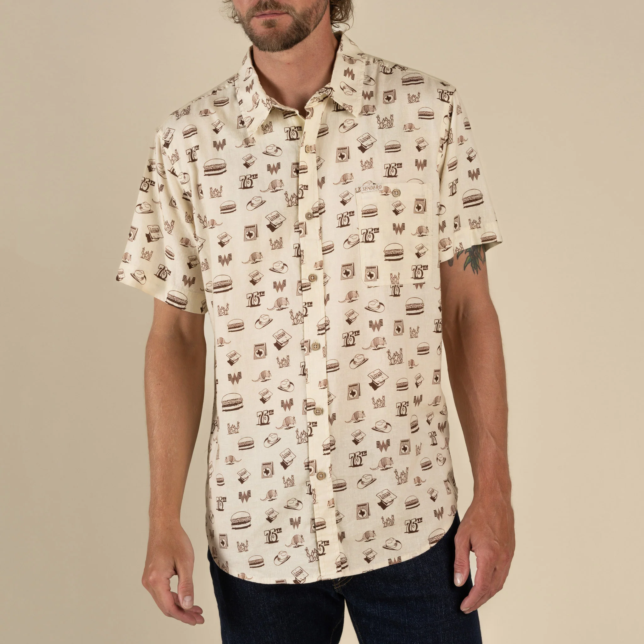 Whataburger x Sendero City Slicker Short Sleeve Shirt - Image 13