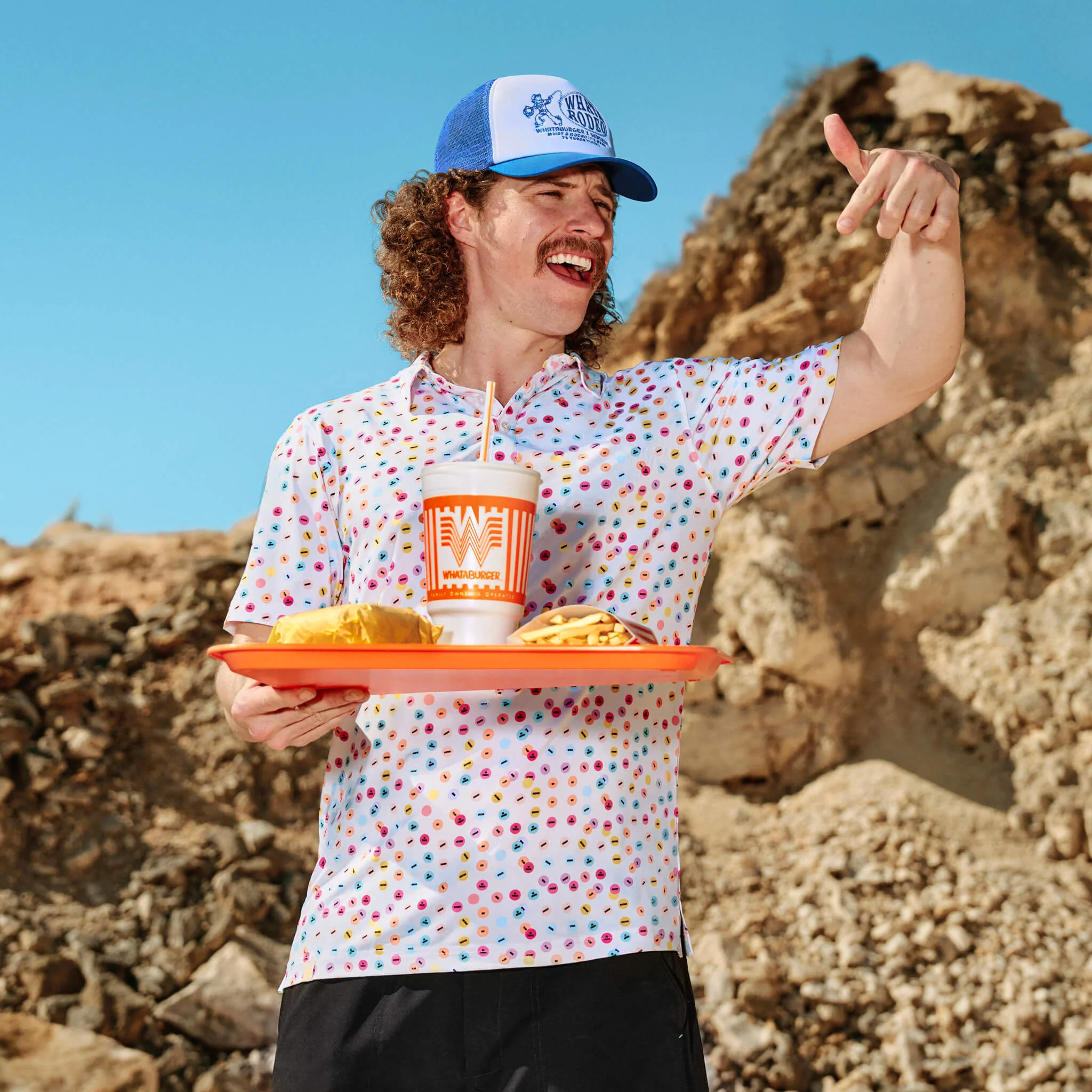 Whataburger x Sendero High Noon Performance Polo - Image 8