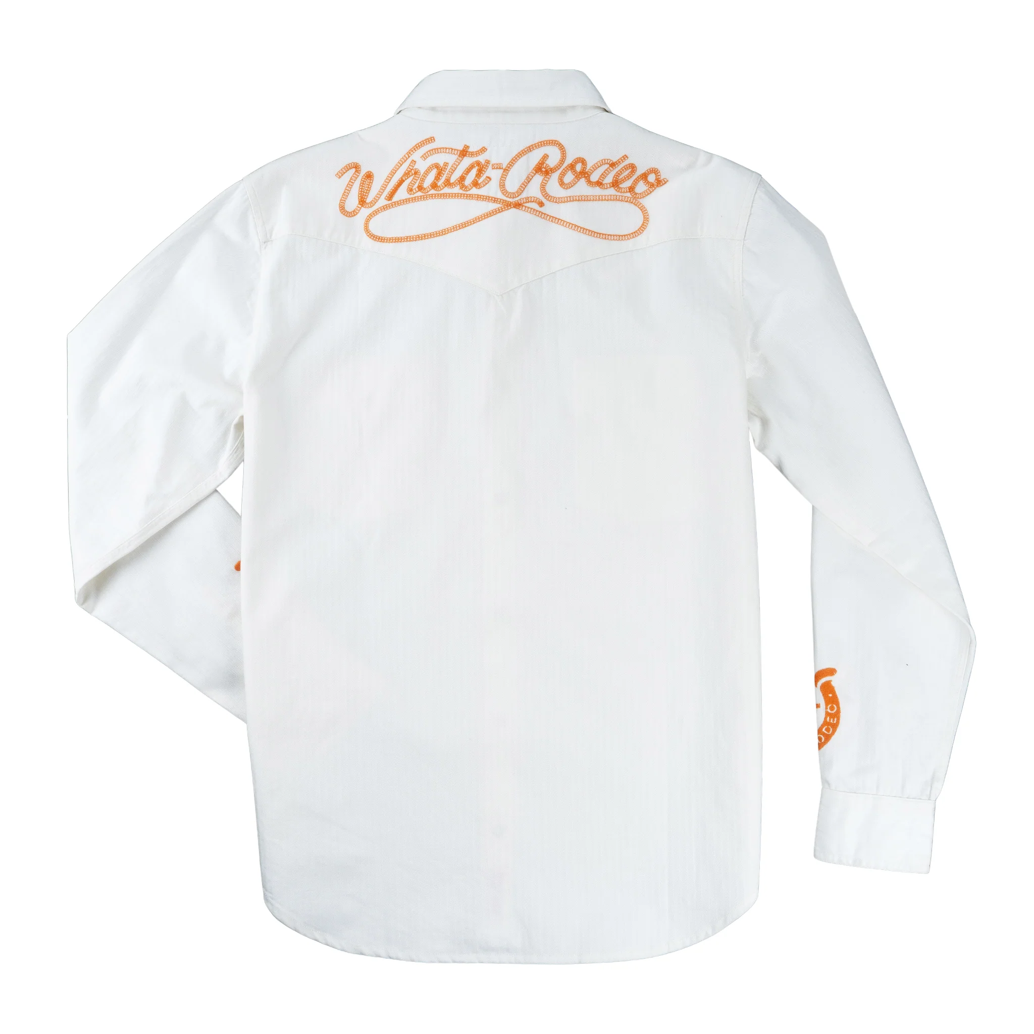 Whataburger x Sendero The Wyatt Pearl Snap Long Sleeve Embroidered Shirt - Image 9