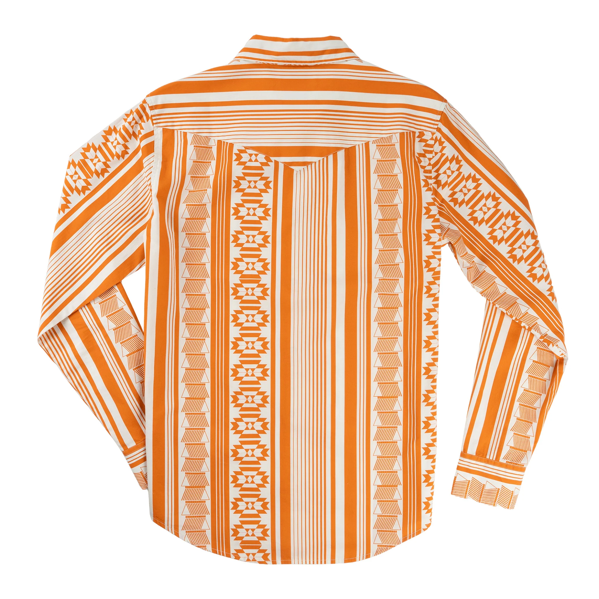 Whataburger x Sendero Wyatt Pearl Snap Long Sleeve Serape Shirt - Image 8