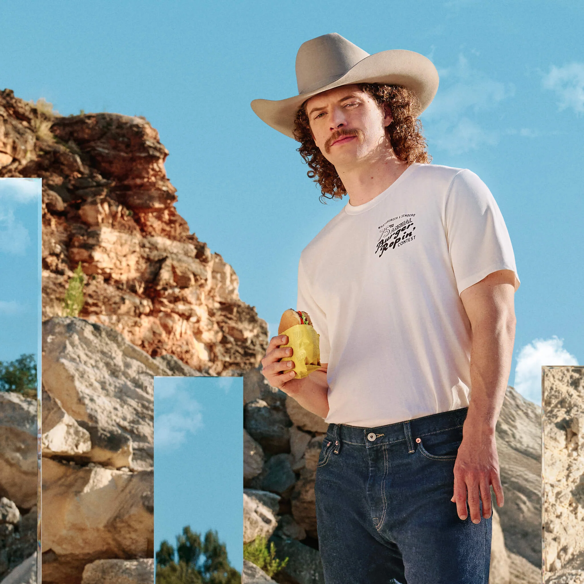 Whataburger x Sendero WhataRopin' T-Shirt - Image 2
