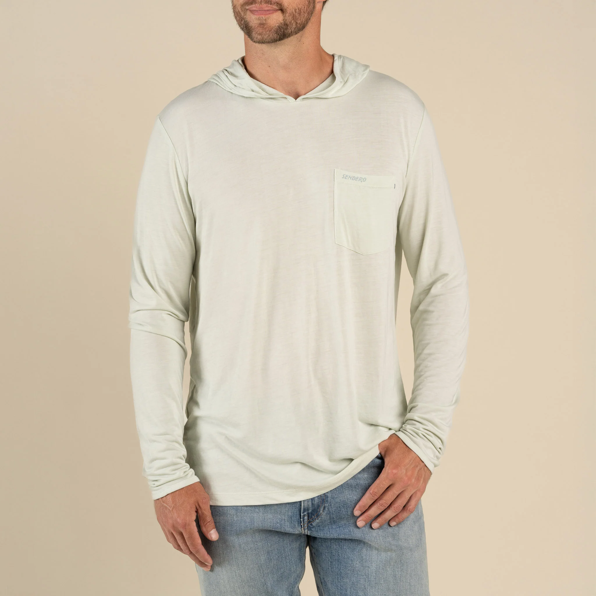 Whataburger x Sendero Yucatan Bamboo Hoodie Tech Shirt - Image 11