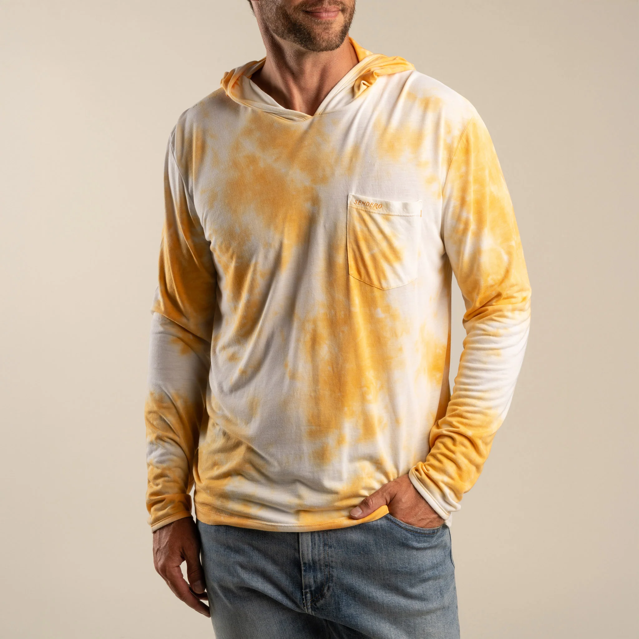 Whataburger x Sendero Yucatan Bamboo Hoodie Tech Shirt - Image 5