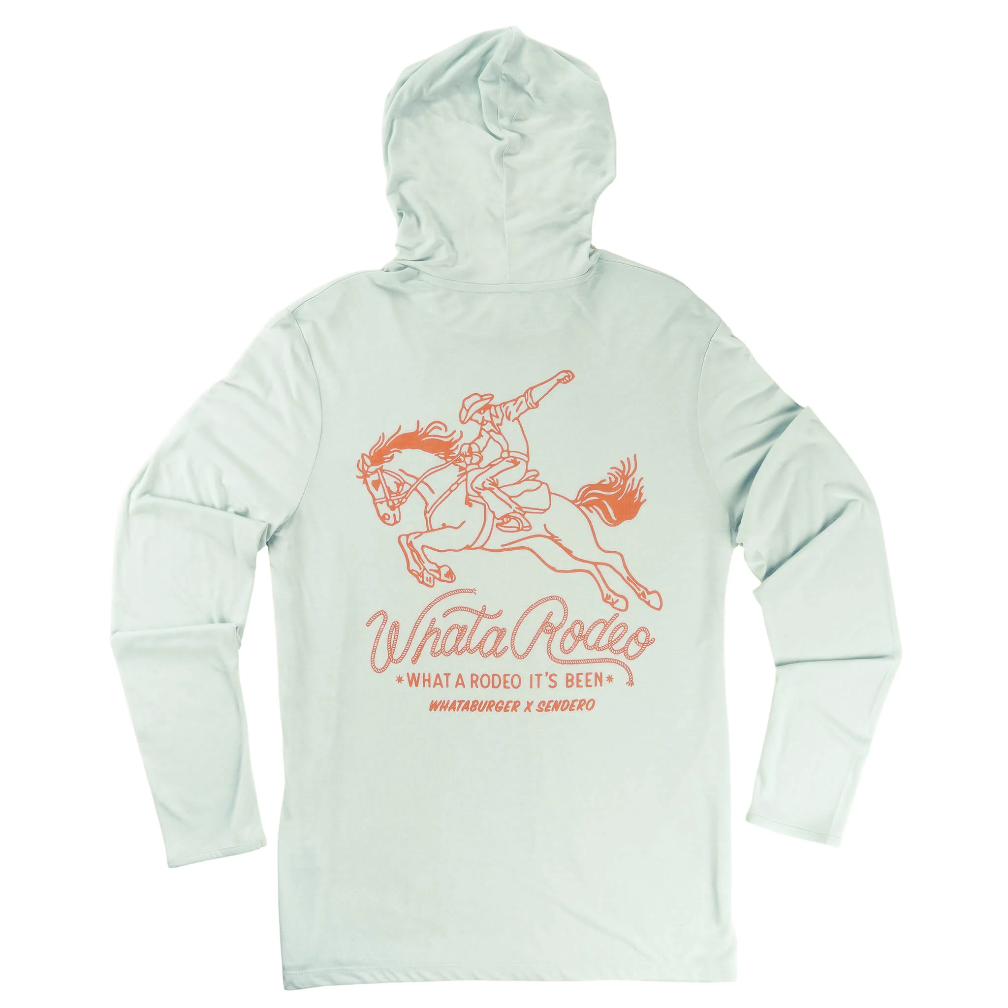 Whataburger x Sendero Yucatan Bamboo Hoodie Tech Shirt - Image 7