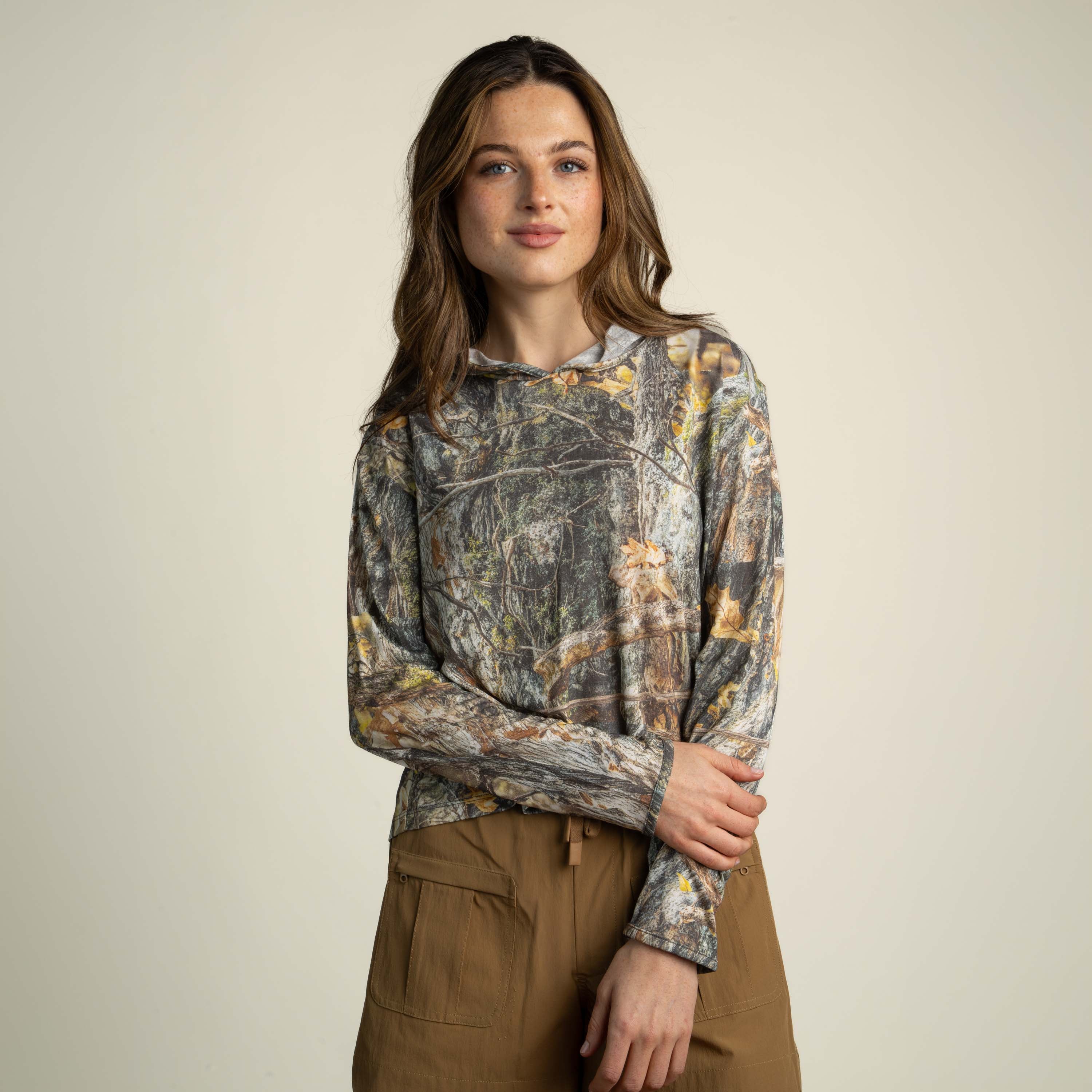 Women's Yucatan Bamboo Hoodie Tech Long Sleeve Shirt - Image 5