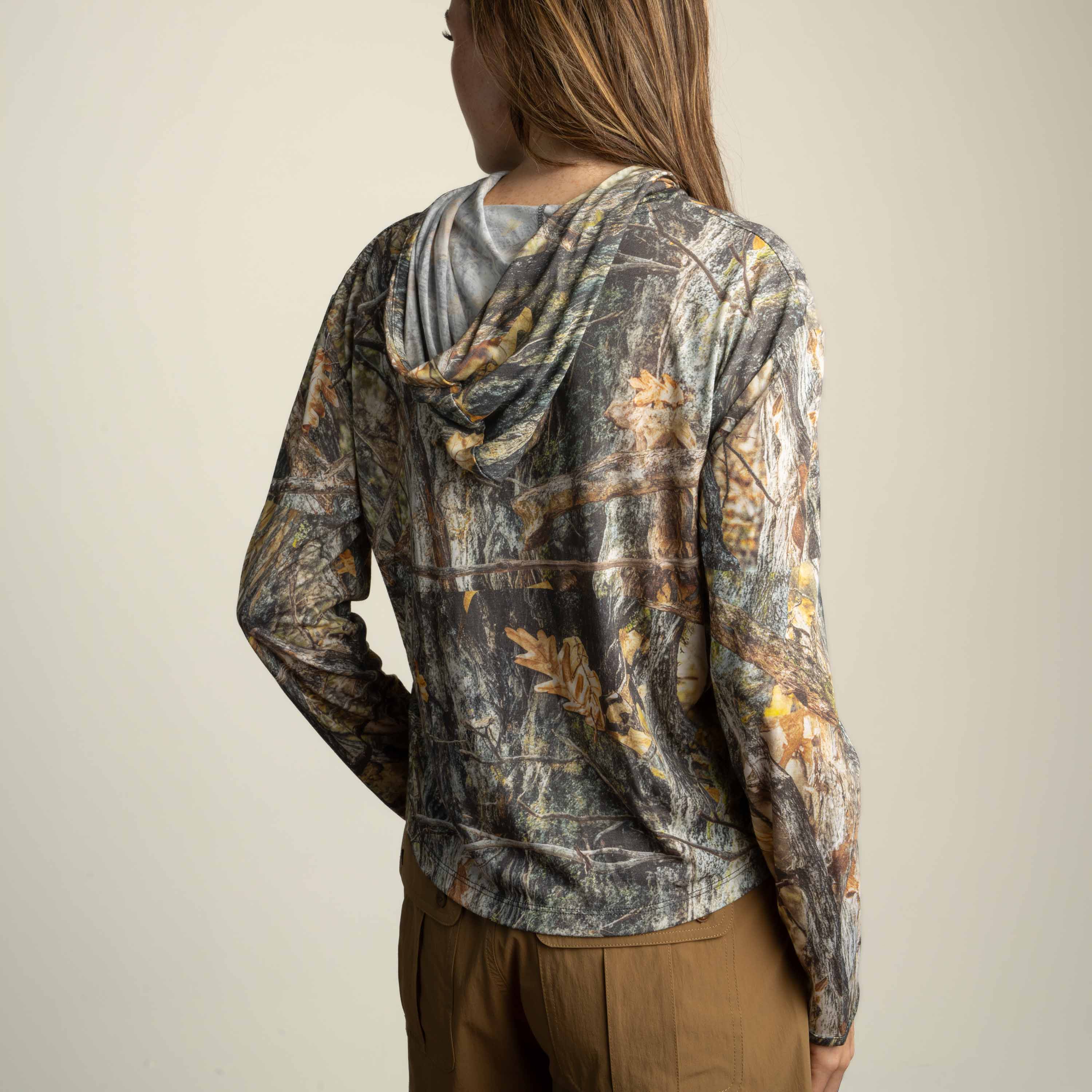 Women's Yucatan Bamboo Hoodie Tech Long Sleeve Shirt - Image 7