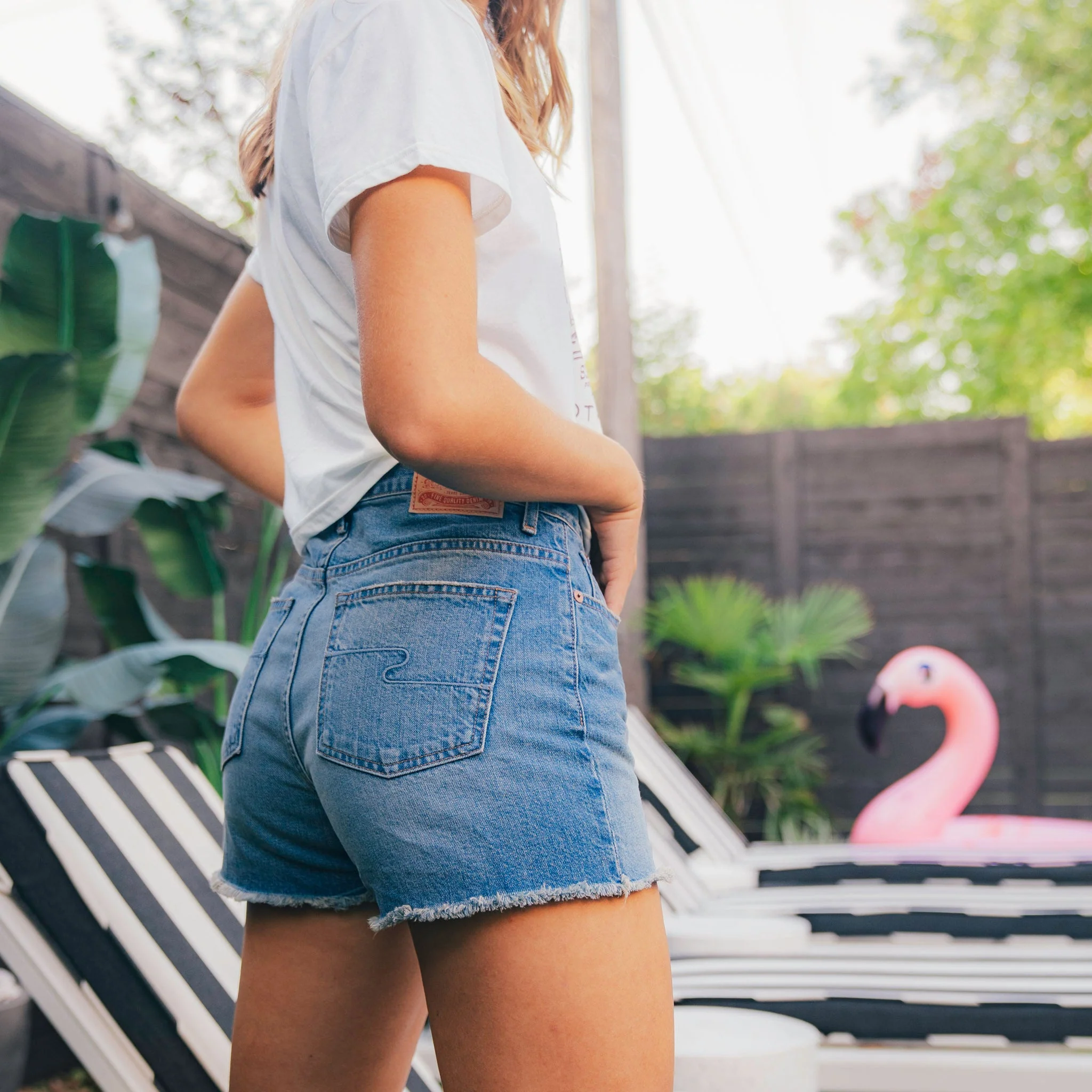 Ysleta High-Rise Denim Short - Image 10