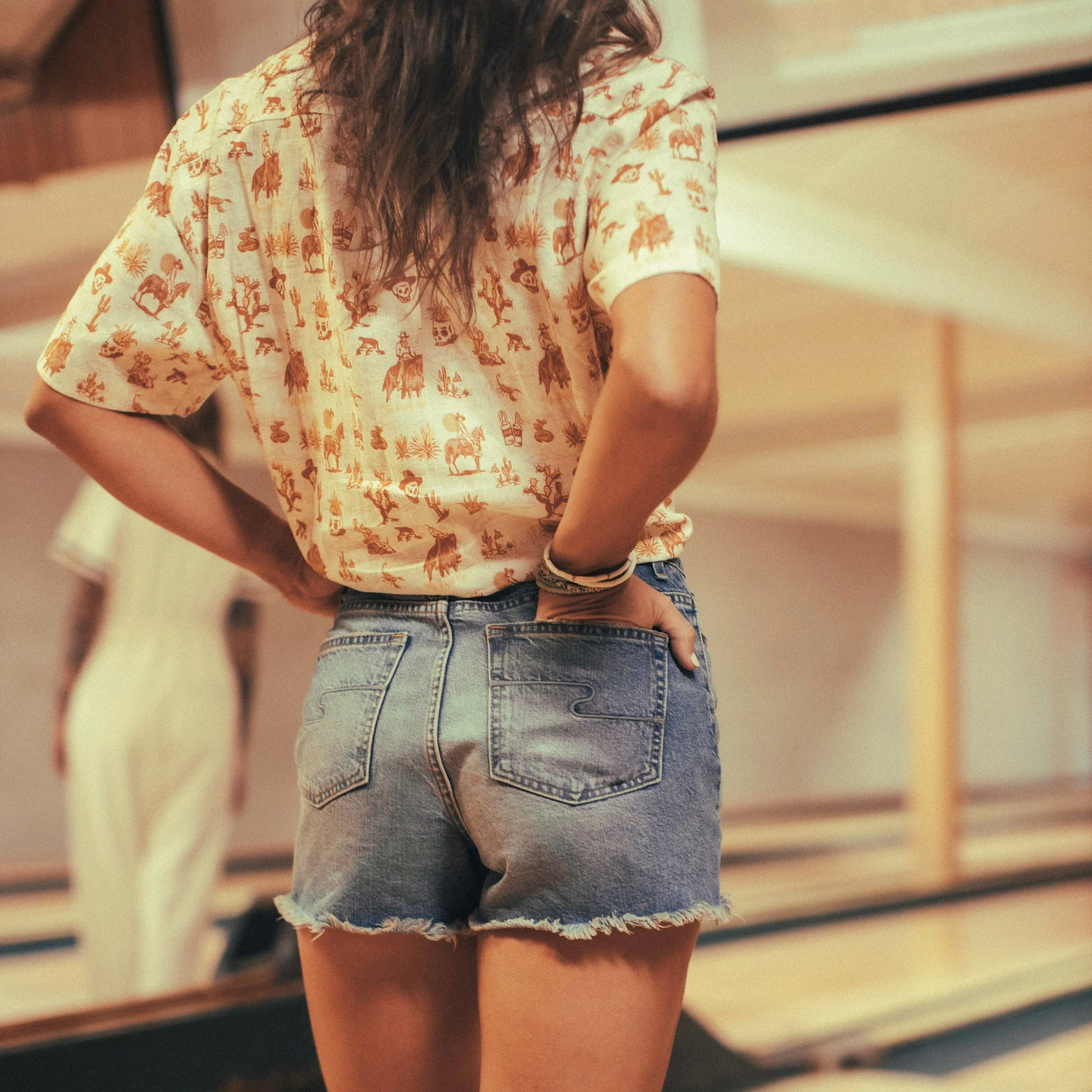 Ysleta High-Rise Denim Short - Image 11