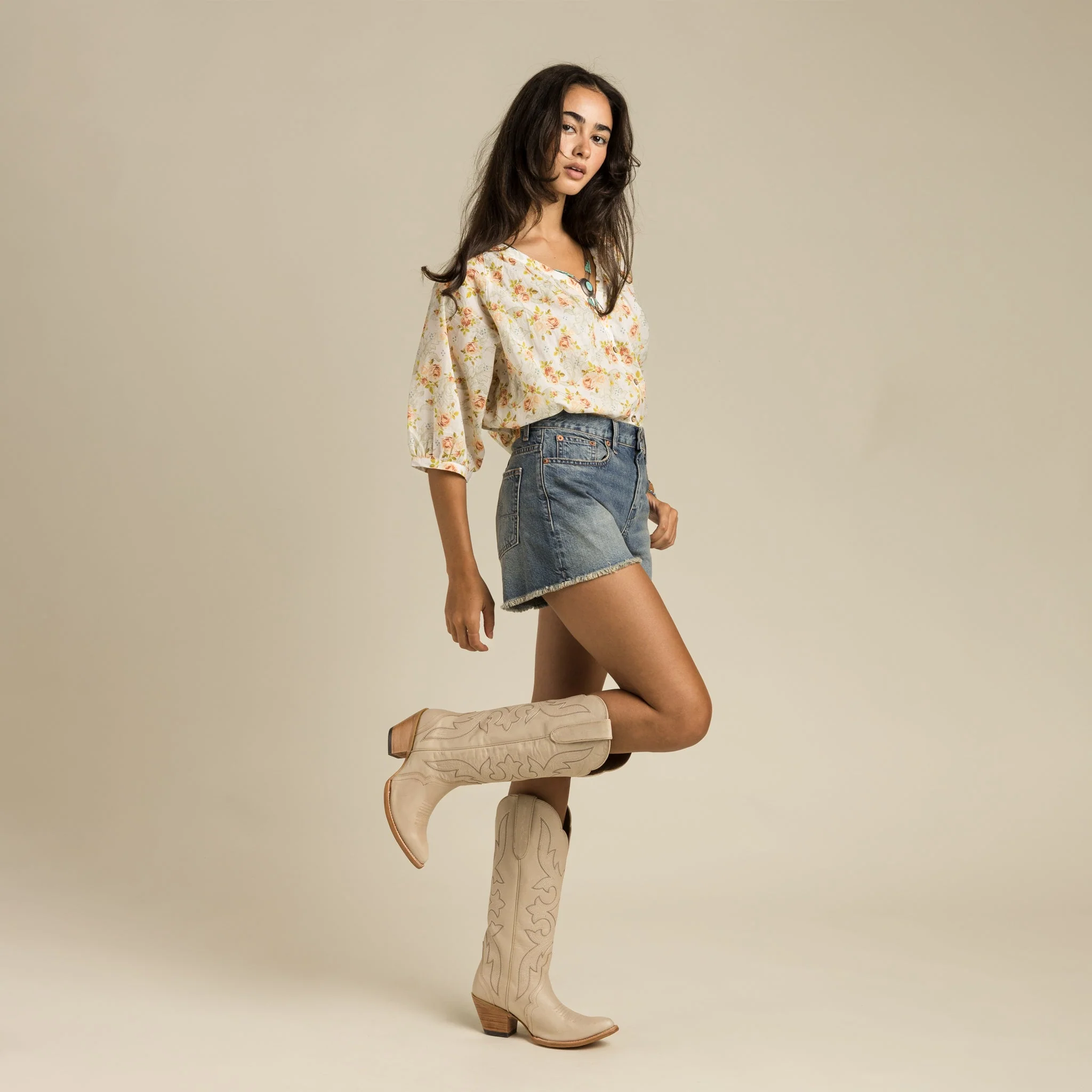 Ysleta High-Rise Denim Short - Image 12