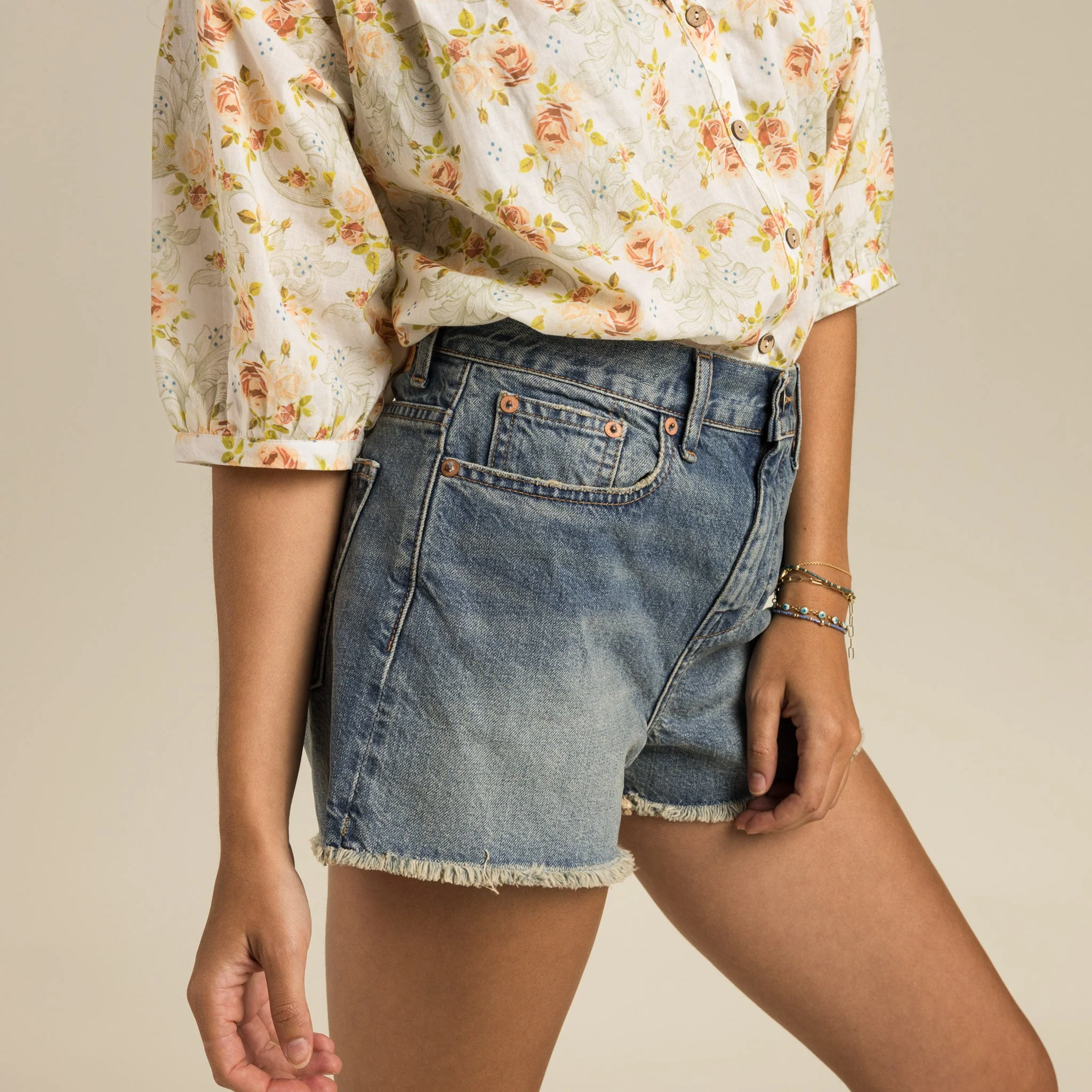 Ysleta High-Rise Denim Short - Image 13