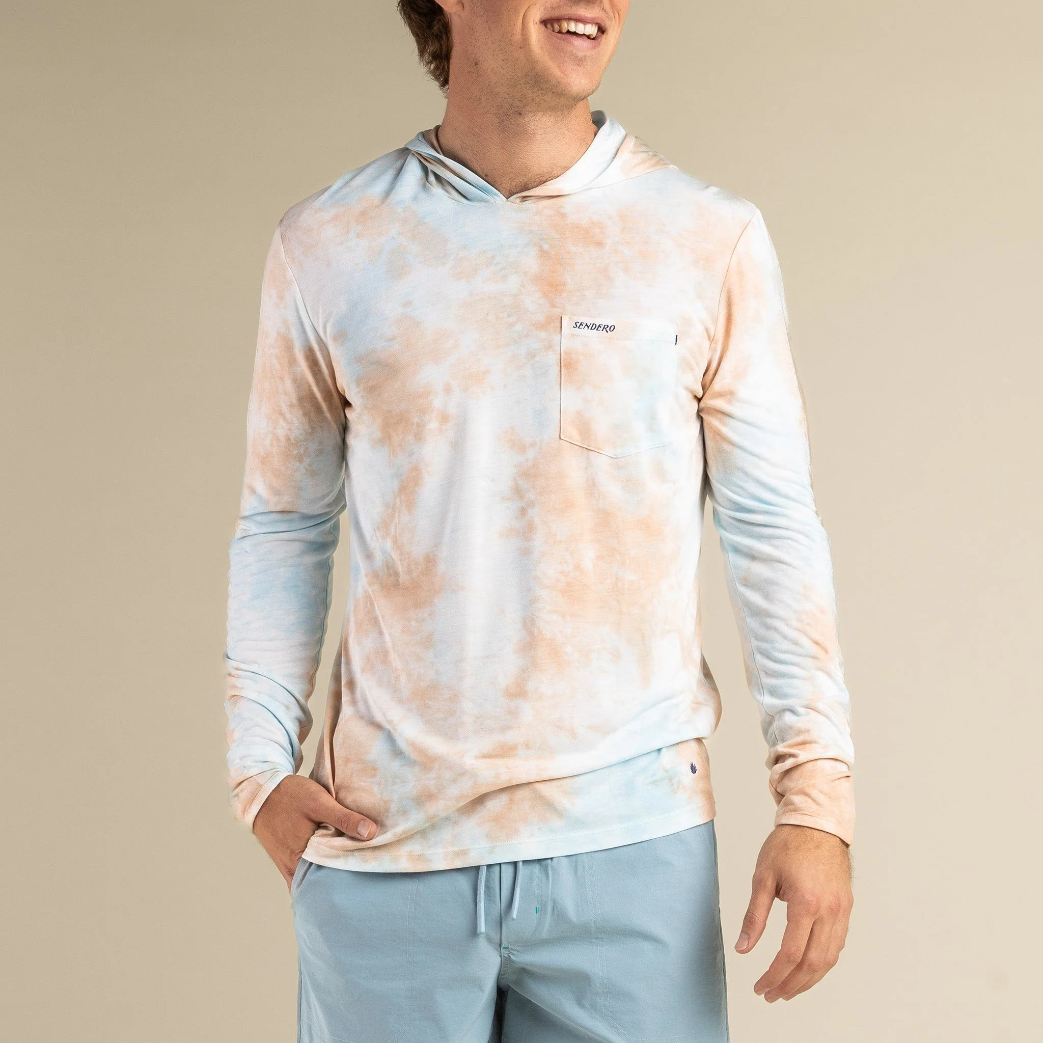 Yucatan Bamboo Hoodie Tech Shirt - Image 14