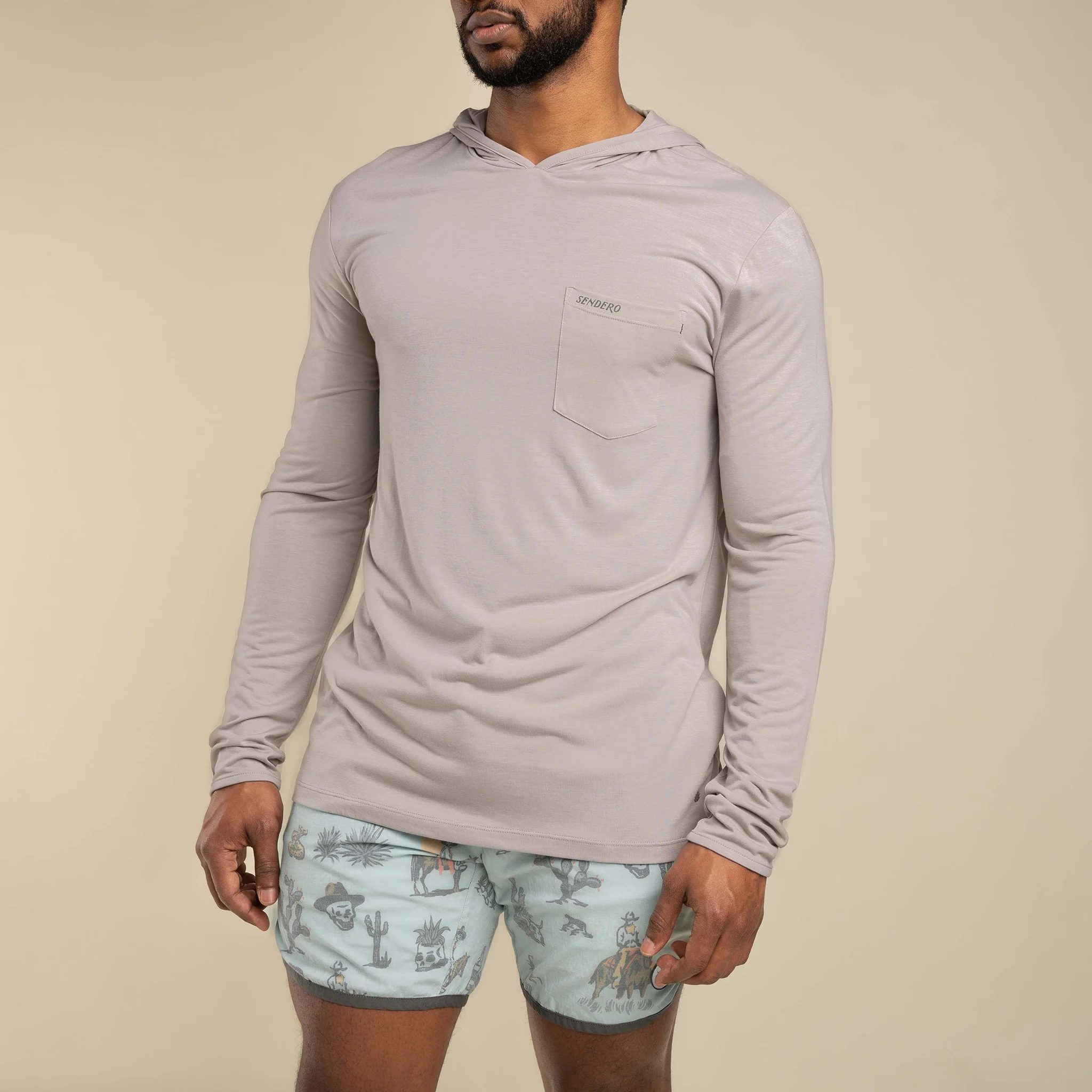 Yucatan Bamboo Hoodie Tech Shirt - Image 20