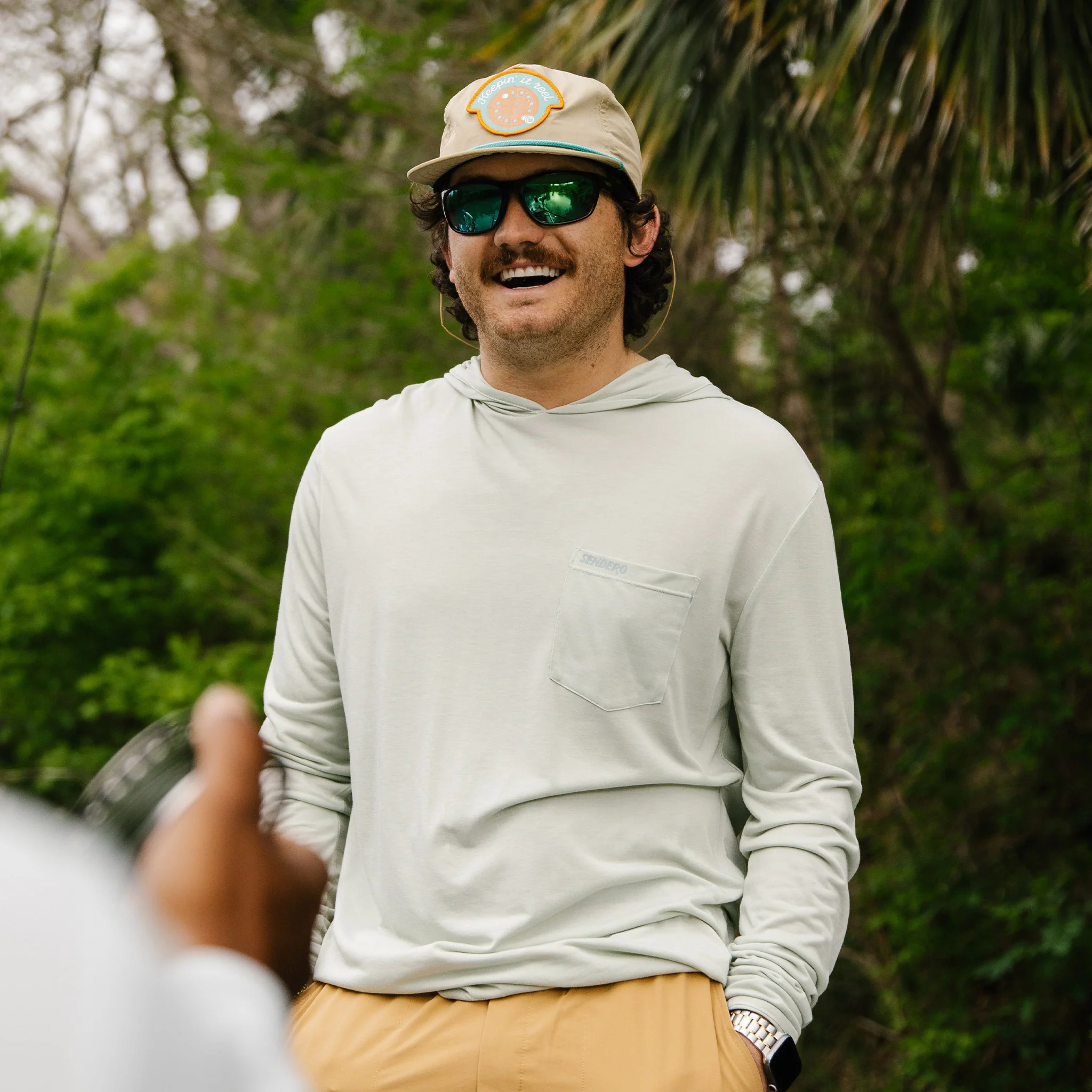 Yucatan Bamboo Hoodie Tech Shirt - Image 25