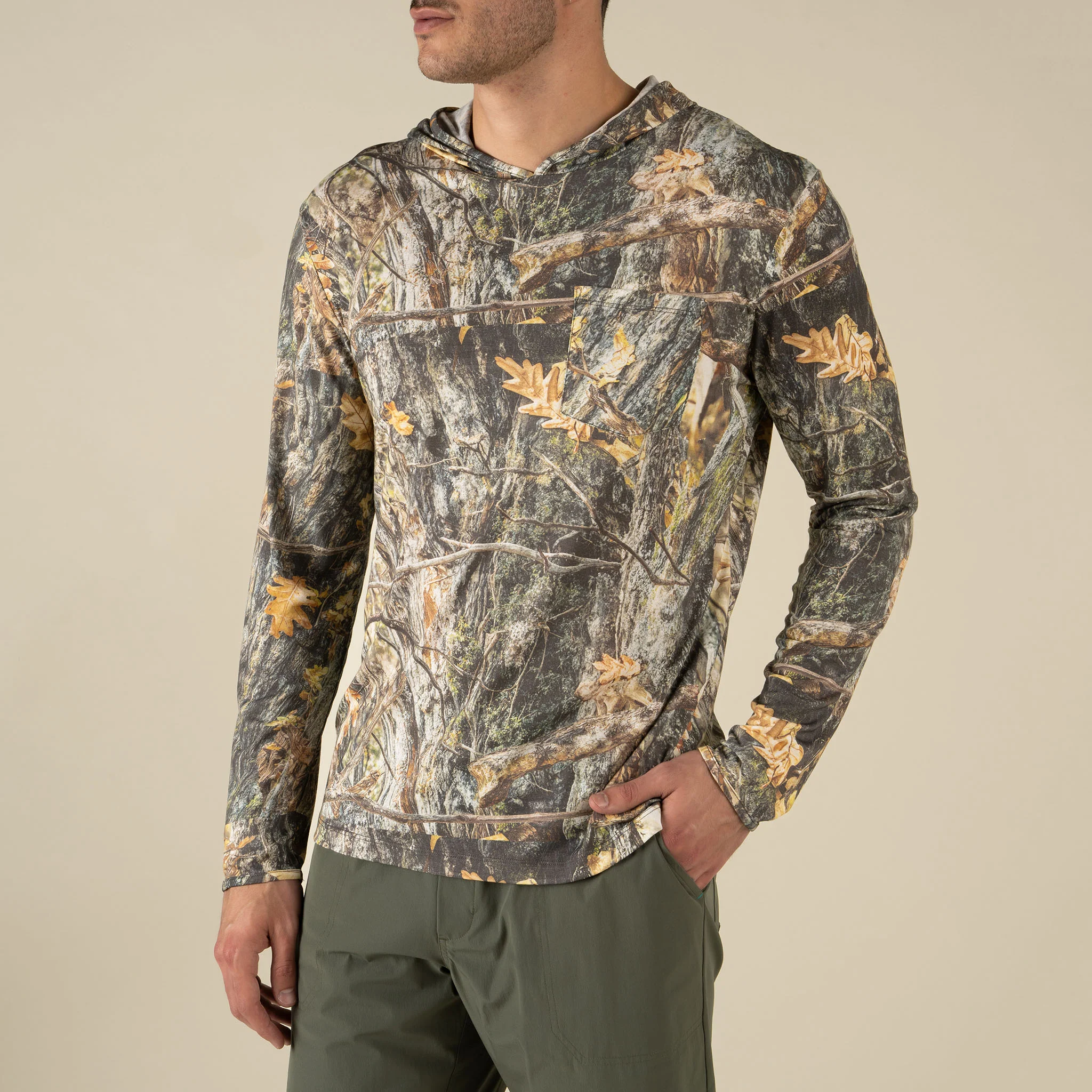 Yucatan Bamboo Hoodie Tech Shirt - Image 7